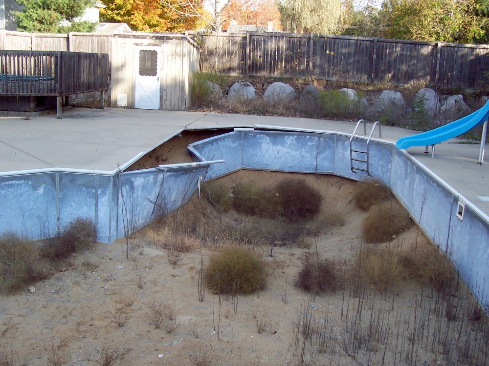 Pool Damaged